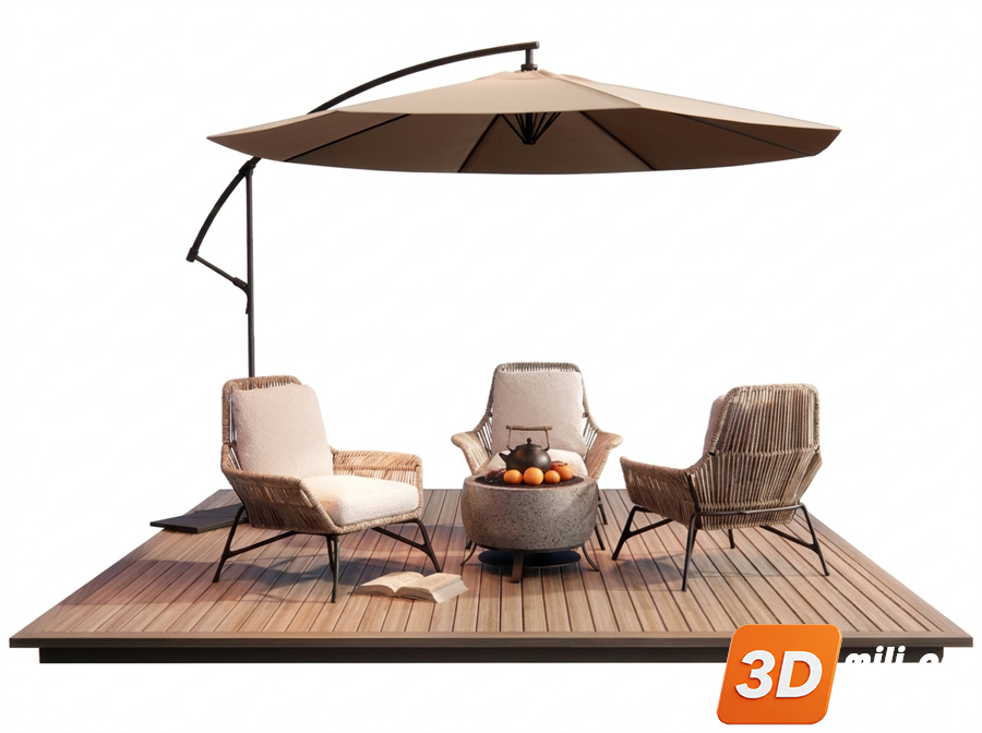 Outdoor Sofa Skp Files